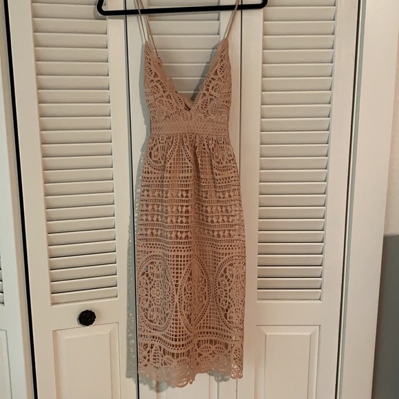 NWT BARDOT LACE MIDI DRESS SIZE 6/S - Picture 2 of 5